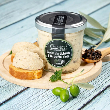 Caviar d'artichauts à la truffe d'été